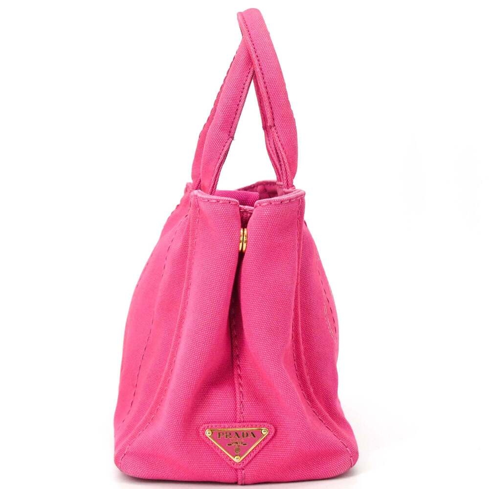 PRADA Pink Canvas Shoulder Bag - Picture 4 of 15